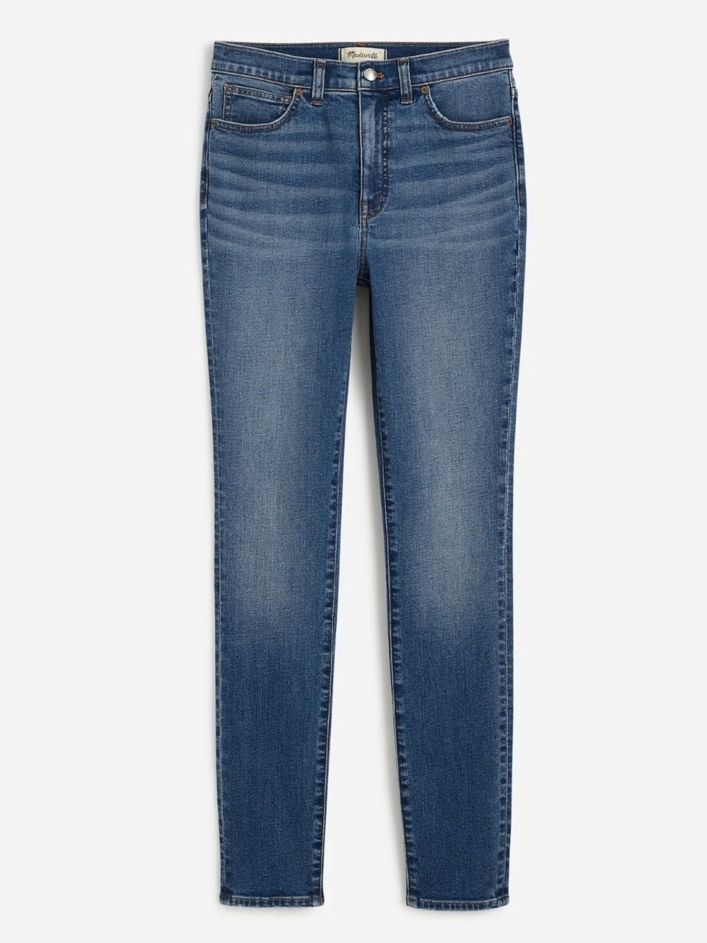 Women’s Blue Slim High-Rise Jeans